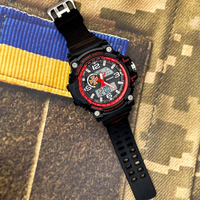 Patriot 012BKRDDSNS ДСНС Чорні з червоним + Коробка