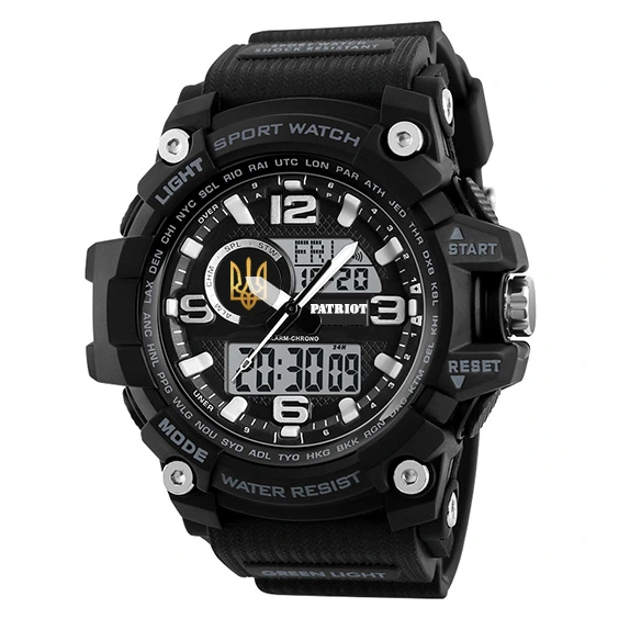 Patriot 012BKUAGD Тризуб золото Чорні + Коробка