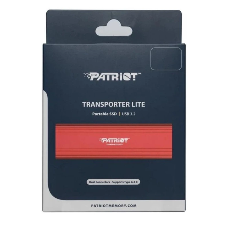 Портативний SSD Patriot Transporter Lite 1TB Red Type-C