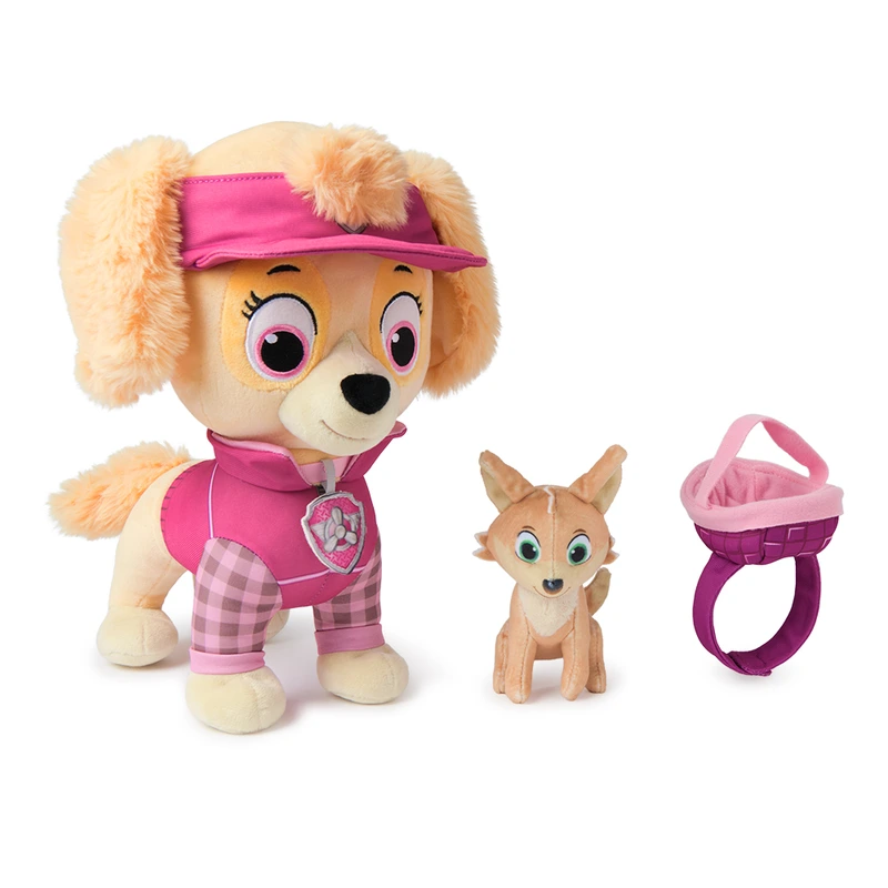 Цуценячий патруль: м'яка іграшка – цуценя Скай з улюбленцем (30 см)