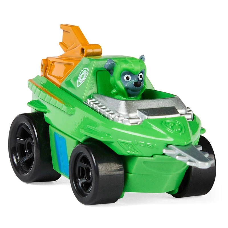 Цуценячий патруль: Роккі і металевий колекційний рятівний автомобіль Die Cast (серія Aqua Pups)