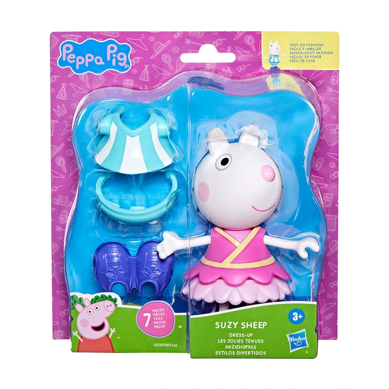 Ігровий набір PEPPA FIGURINES серії "Модна пригода" - ОДЯГНИ СЮЗІ