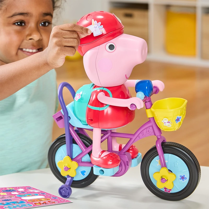 Інтерактивний ігровий набір PEPPA FIGURINES – ПЕППА НА ВЕЛОСИПЕДІ