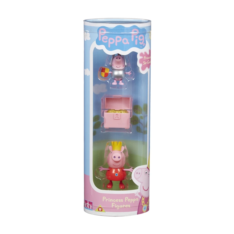Набір фігурок Peppa серії "Принцеса" - ПРИНЦЕСА ПЕППА ТА СЕР ДЖОРДЖ СІЛЬВЕР (з аксесуаром)