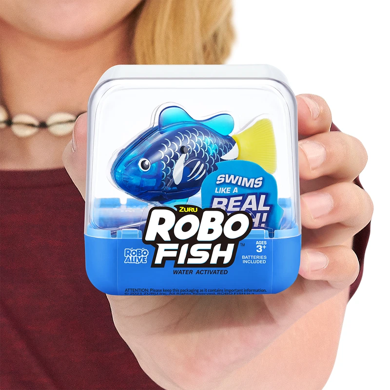 Інтерактивна іграшка ROBO ALIVE S3 – РОБОРИБКА (синя)