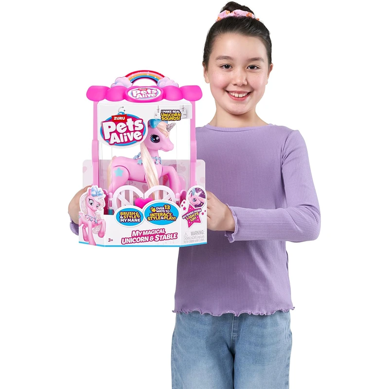 Інтерактивний ігровий набір PETS ALIVE S2 – ЧАРІВНИЙ ЄДИНОРІГ У БУДИНОЧКУ