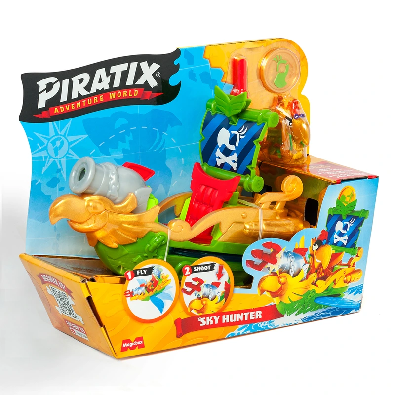 Ігровий набір PIRATIX S - ПІРАТСЬКИЙ КОРАБЕЛЬ НЕБЕСНИЙ МИСЛИВЕЦЬ