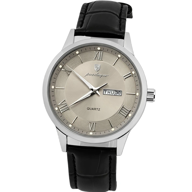Чоловічий годинник Poedagar Berlin Premium Leather