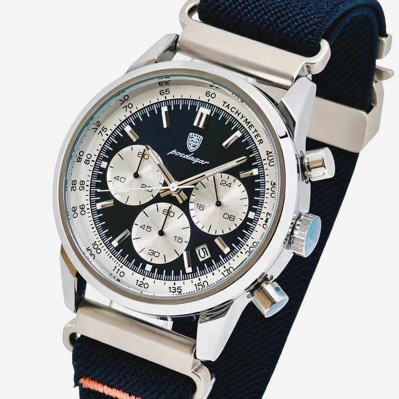Чоловічий годинник Poedagar Innova Sky Blue, 2 ремінці