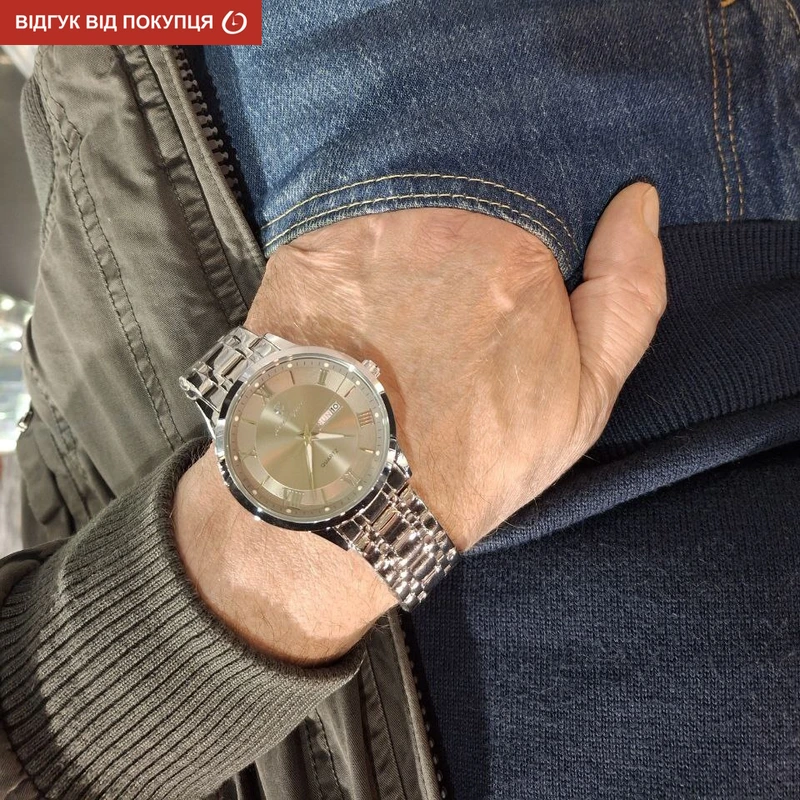 Чоловічий годинник Poedagar Berlin Nylon Creamy, 2 ремінці