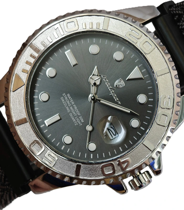 Чоловічий годинник Poedagar Pilot Nylon, 2 ремінці