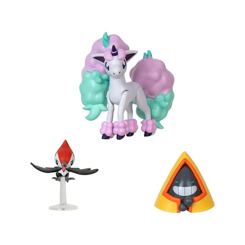 Набір ігрових фігурок POKEMON W17 - СНОРАНТ, ПІКІПЕК, ПОНІТА