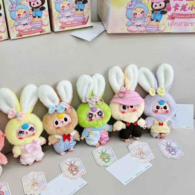 Колекційна м'яка іграшка з кільцем POP TOP Cureplaneta серії "Baby Three" - МАКАРОНЧИКИ (у дисп., в ас.)