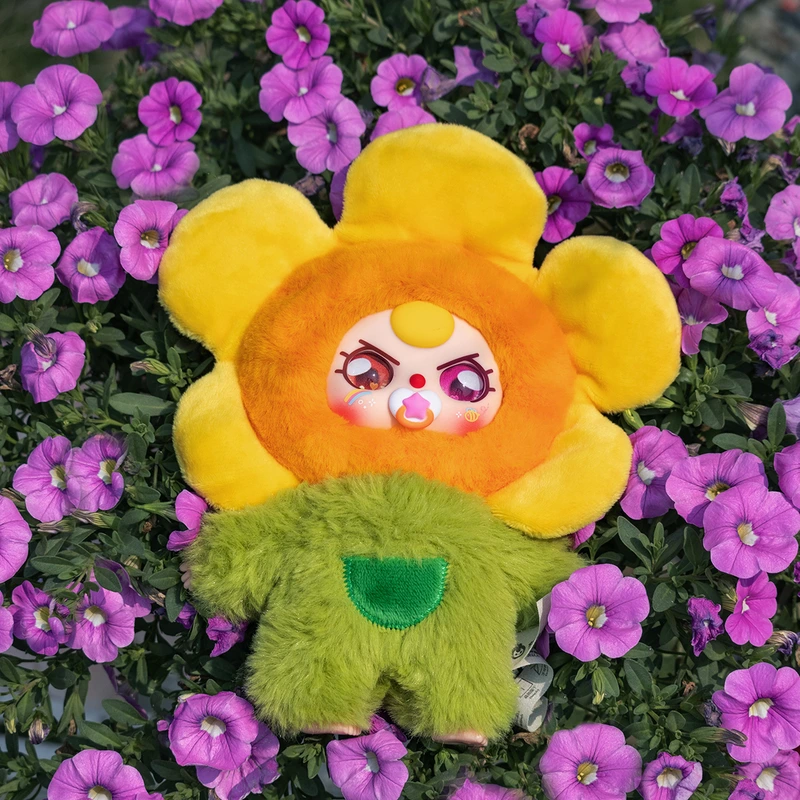 Колекційна м'яка іграшка з кільцем POP TOP Cureplaneta серії "Baby Three" - ВЕСНА (у дисп., в ас.)