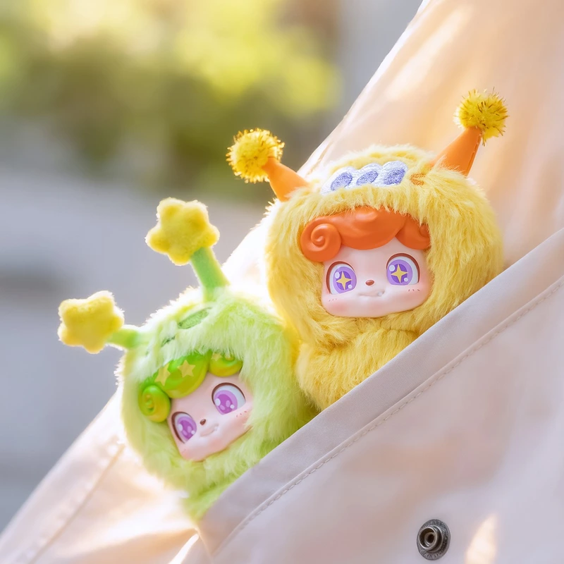 Колекційна м'яка іграшка з кільцем POP TOP JOTOYS серії "Q.Kid" - КОСМО-ХВИЛІ (у дисп., в ас.)