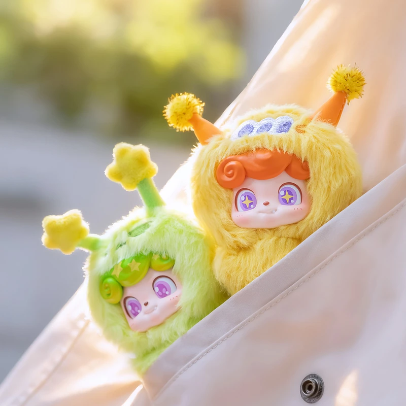 Колекційна м'яка іграшка з кільцем POP TOP JOTOYS серії "Q.Kid" - КОСМО-ХВИЛІ (у дисп., в ас.)