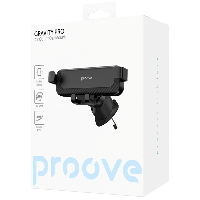 Автомобільний тримач Proove Gravity Pro Air Outlet Car Mount black