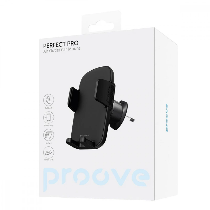 Автомобільний тримач Proove Perfect Pro Air Outlet Car Mount black