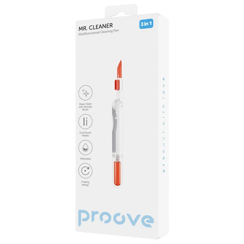 Багатофункціональний набір для чищення Proove Mr. Cleaner 3in1 white