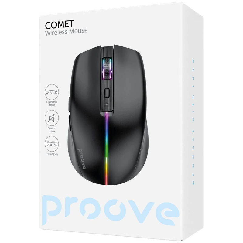 Бездротова миша Proove Comet white