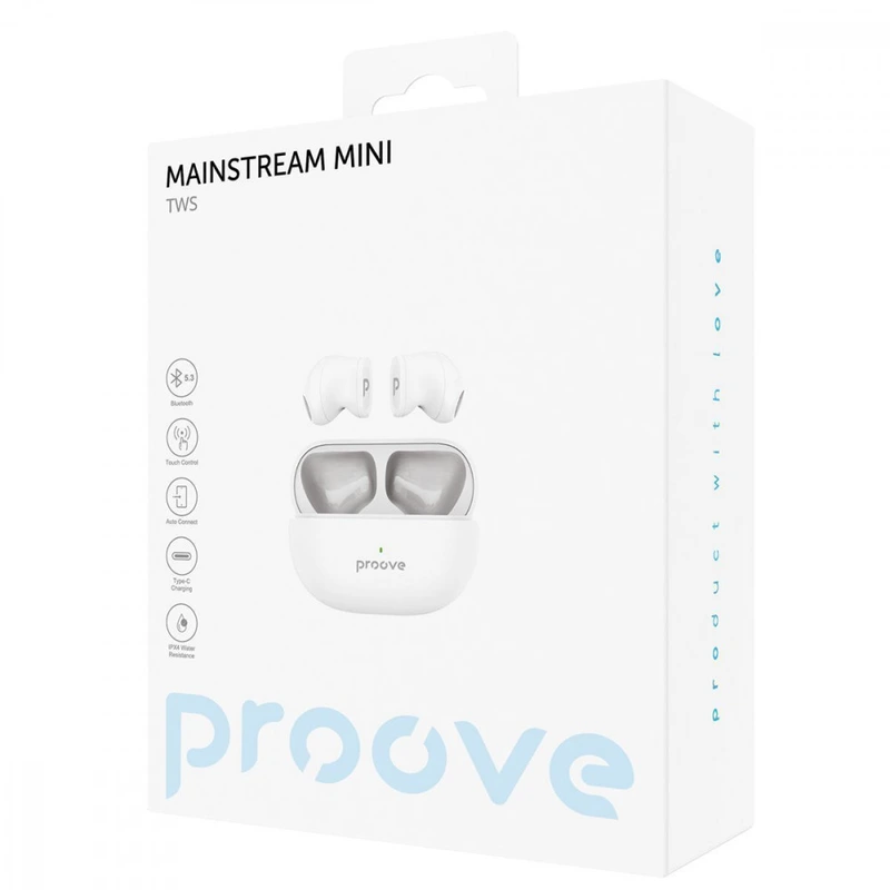 Бездротові навушники Proove Mainstream Mini TWS peach
