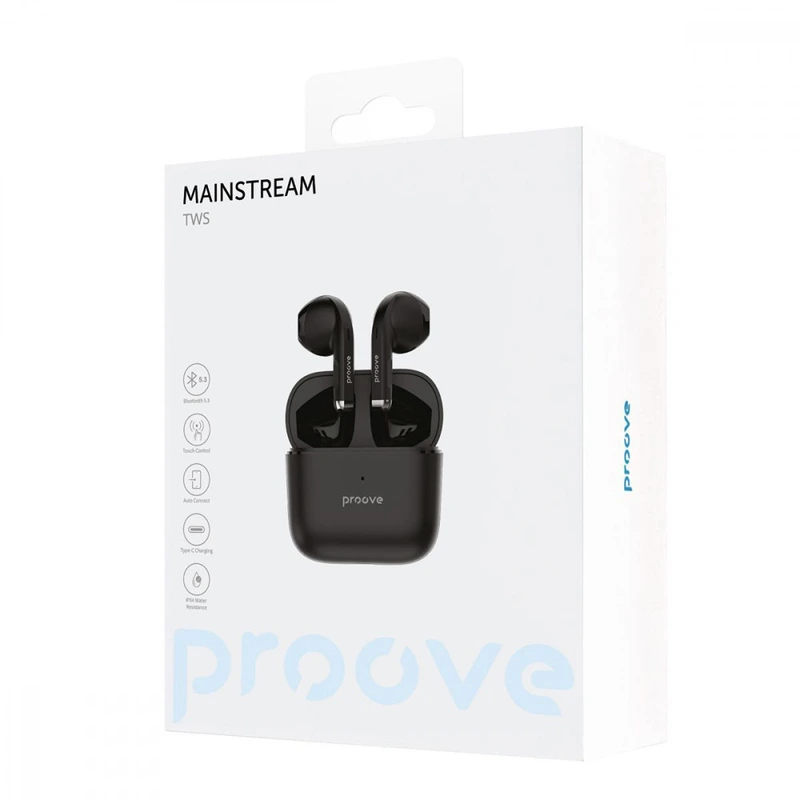 Бездротові навушники Proove Mainstream TWS (APP) black
