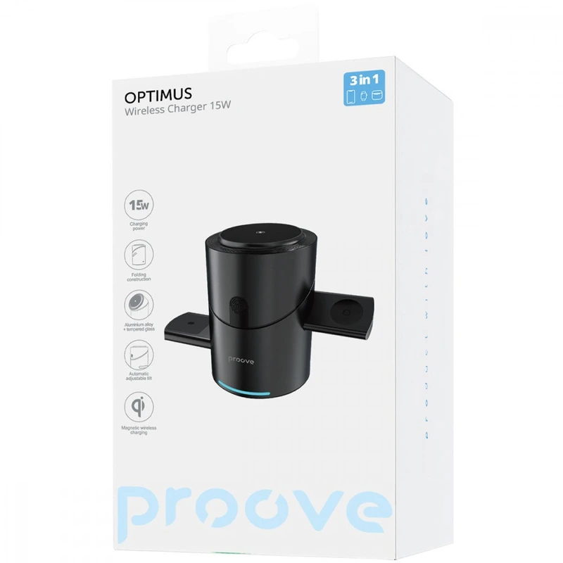 Бездротовий ЗП Proove Optimus black