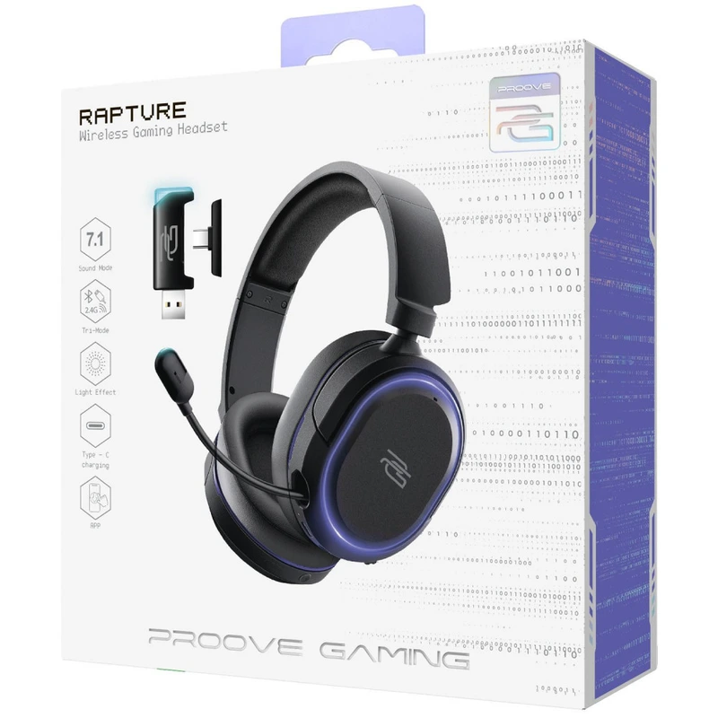 Бездротова ігрова гарнітура Proove Gaming Rapture (APP) white