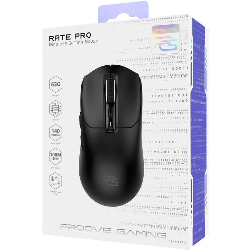 Бездротова ігрова миша Proove Gaming Rate Pro white
