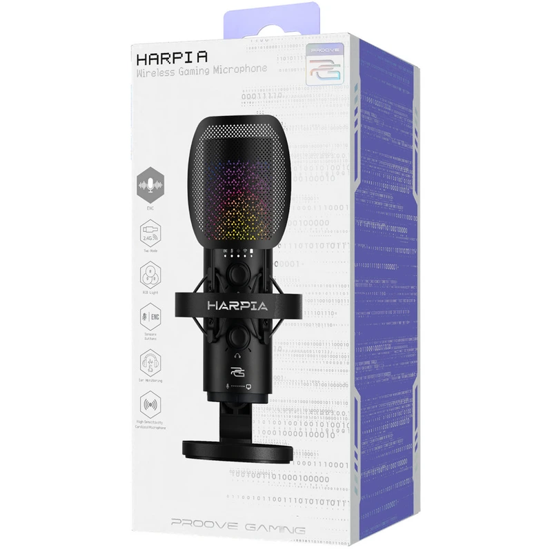 Ігровий мікрофон Proove Gaming Harpia black
