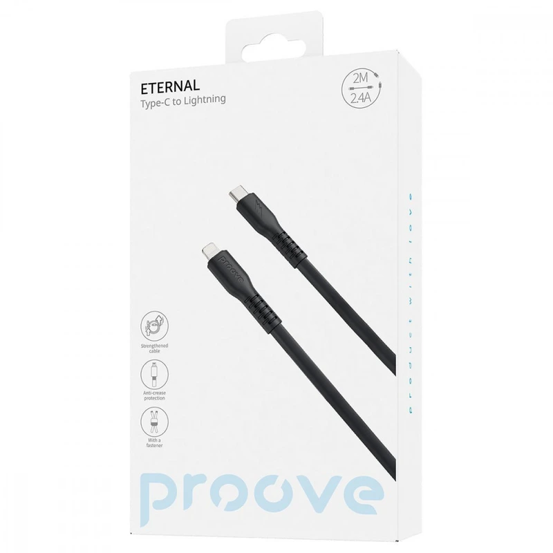 Кабель Proove Eternal Type-C to Lightning 27W (2m) white