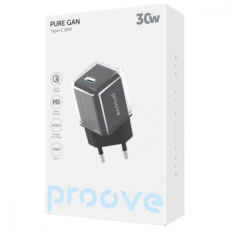 МЗП Proove Pure GaN 30W (Type-C) white