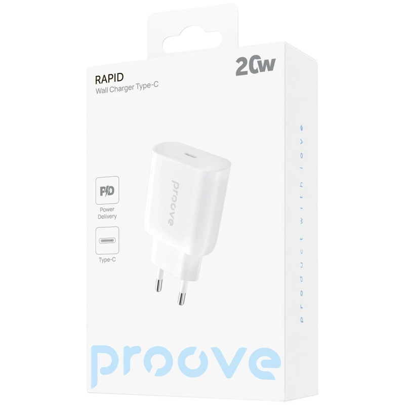 МЗП Proove Rapid 20W (Type-C) white