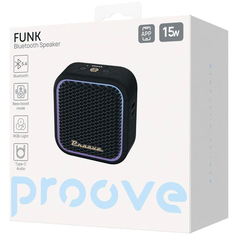 Портативна Акустика Proove Funk 15W (APP) beige/gold
