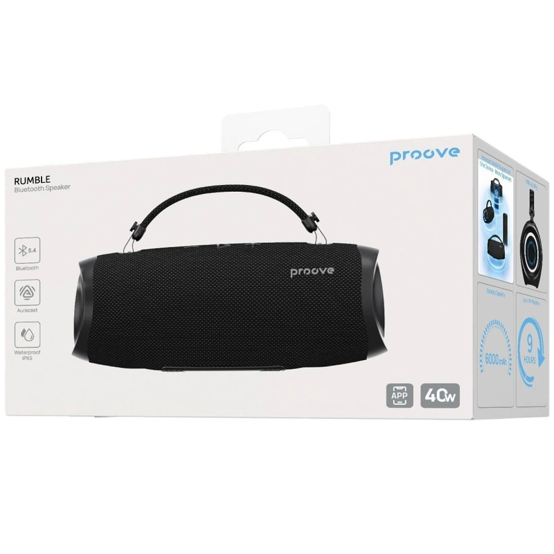 Портативна акустика Proove Rumble 40W (APP) black