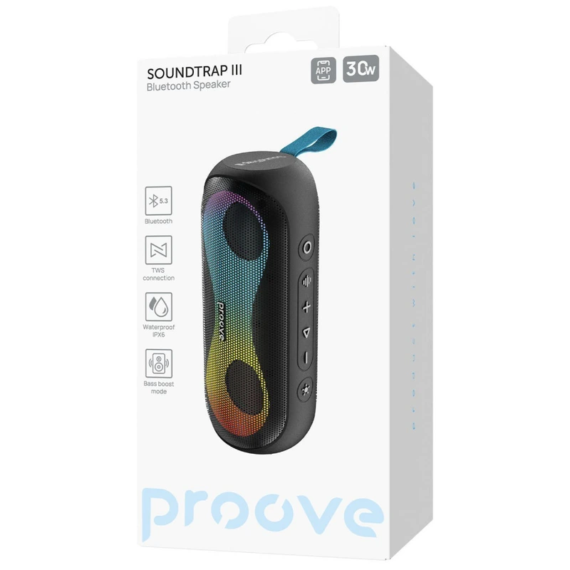 Портативна Акустика Proove SoundTrap III 30W (APP) black