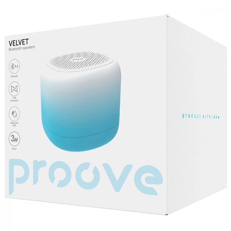 Портативна Акустика Proove Velvet 3W pink