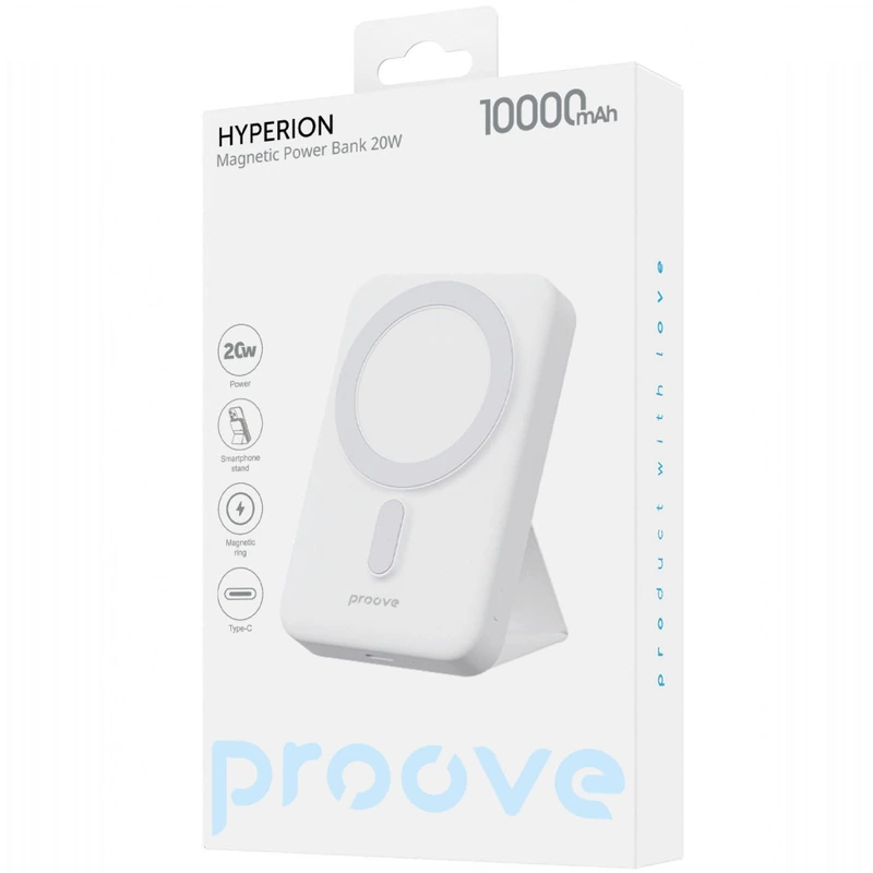 Портативна Батарея Proove Hyperion 20W 10000mAh 2025 white