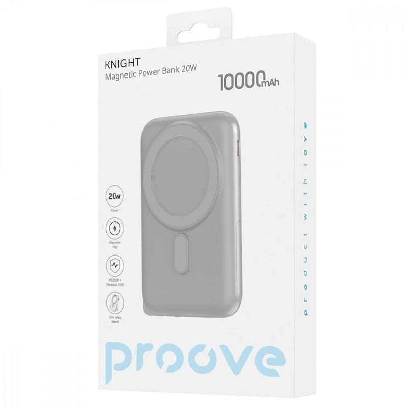 Портативна Батарея Proove Knight 20W 10000mAh beige