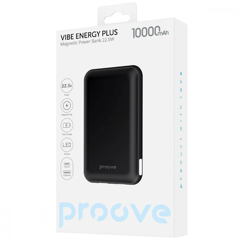Портативна Батарея Proove Vibe Energy Plus 22.5W 10000mAh sky blue