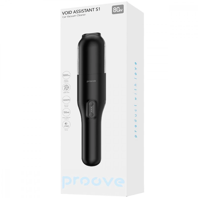 Портативний Пилосос Proove Void Assistant S1 (13000pa) black