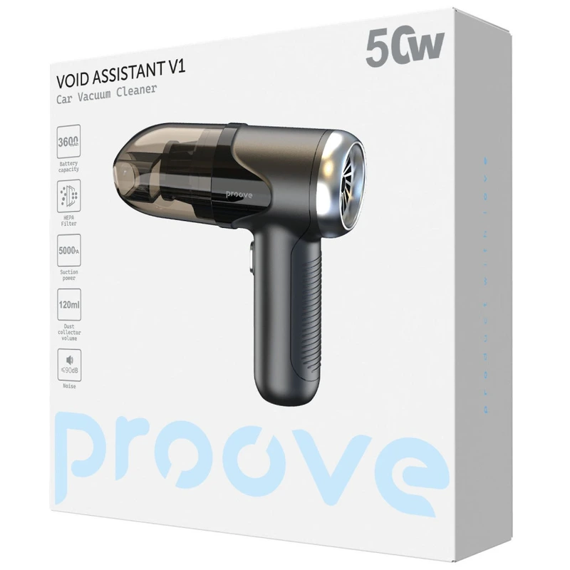 Портативний Пилосос Proove Void Assistant V1 (5000pa) black