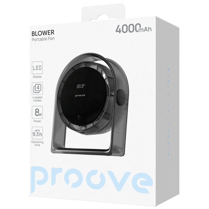 Портативний вентилятор Proove Blower gray