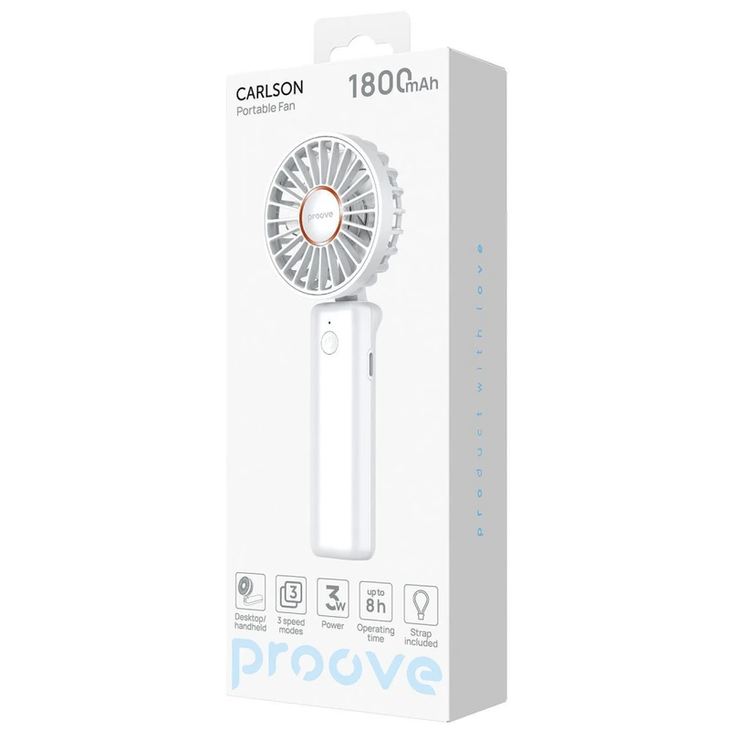 Портативний вентилятор Proove Carlson white
