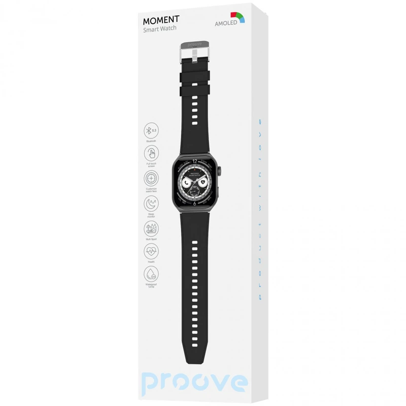 Смарт Годинник Proove Moment black