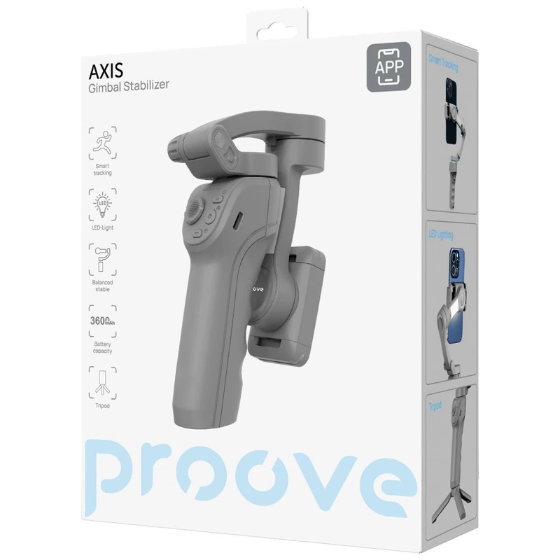 Стабілізатор Proove Axis Gimbal Stabilizer gray