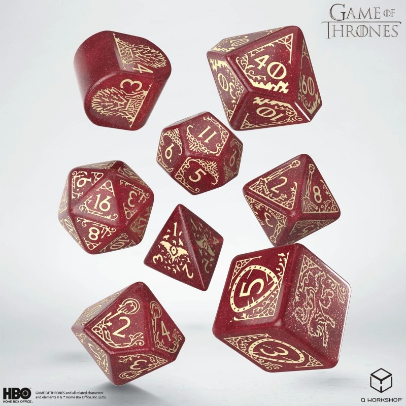 Набір кубиків Game of Thrones. Lannister Dice Set