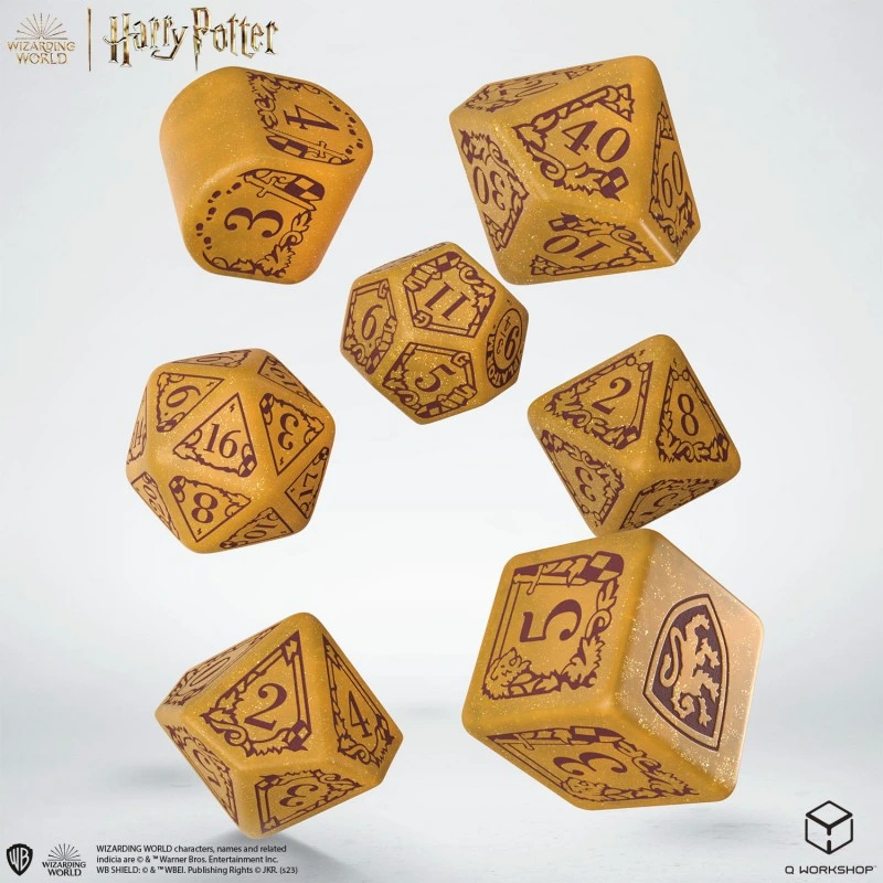 Набір кубиків Harry Potter. Gryffindor Modern Dice Set - Gold (7)