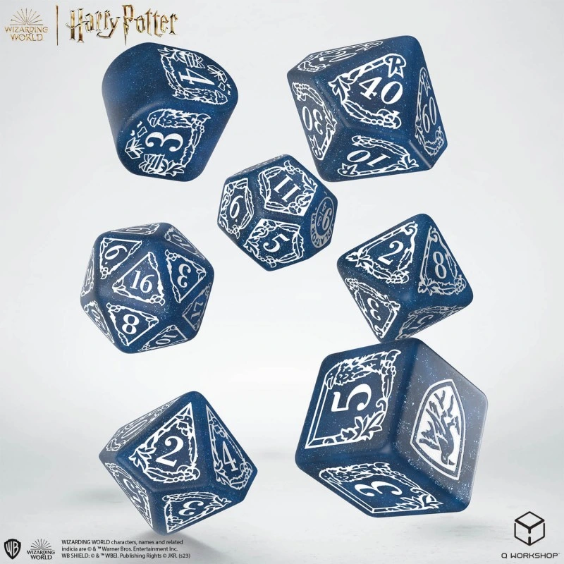 Набір кубиків Harry Potter. Ravenclaw Modern Dice Set - Blue (7)