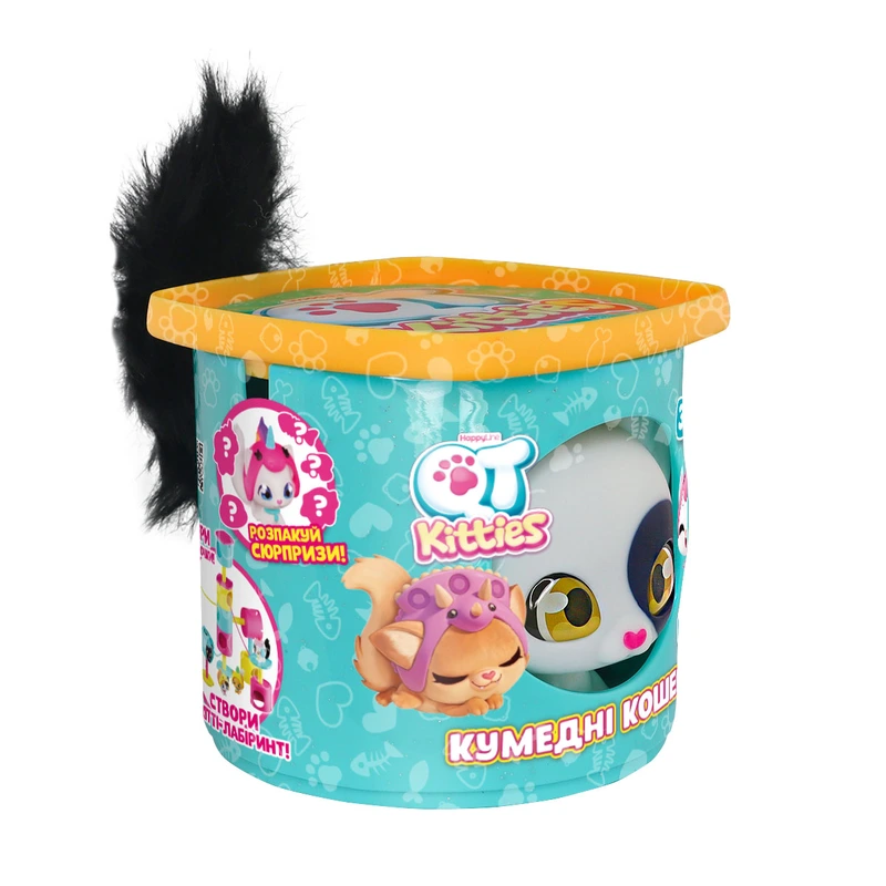 Ігровий набір QT KITTIES – КОШЕНЯ КЕНДІ (фігурка, будиночок, аксесуари)
